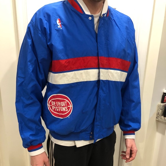 detroit pistons windbreaker
